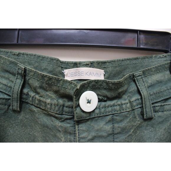 Jesse Kamm Olive Green Sailor Pants Size 10 - Picture 5 of 6
